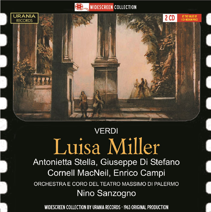 Antonietta Stella, Giuseppe Di Stefano, Teatro Massimo di Palermo Orchestra & Nino Sanzogno - Sanzogno conducts Verdi: Luisa Miller - WS121206