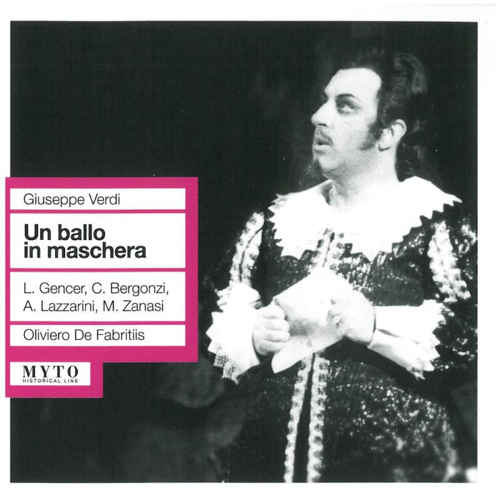 Gencer;Bergonzi;Zanazi;Lazzarini;Gatta;Bordoni Un Ballo in Maschero CD